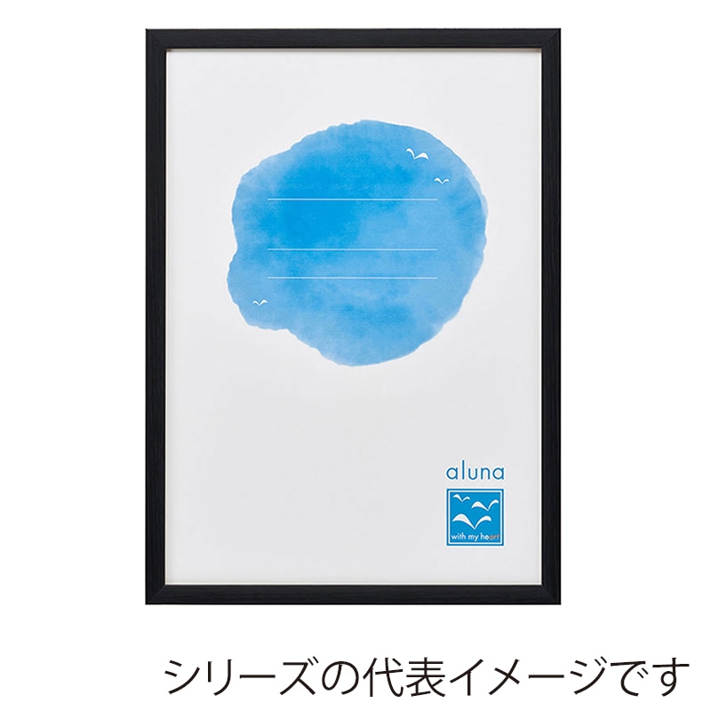 アルナ デッサン額・ポスターパネル　APS-08 A-4　297×210mm ブラックフレーム 1個（ご注文単位1個）【直送品】