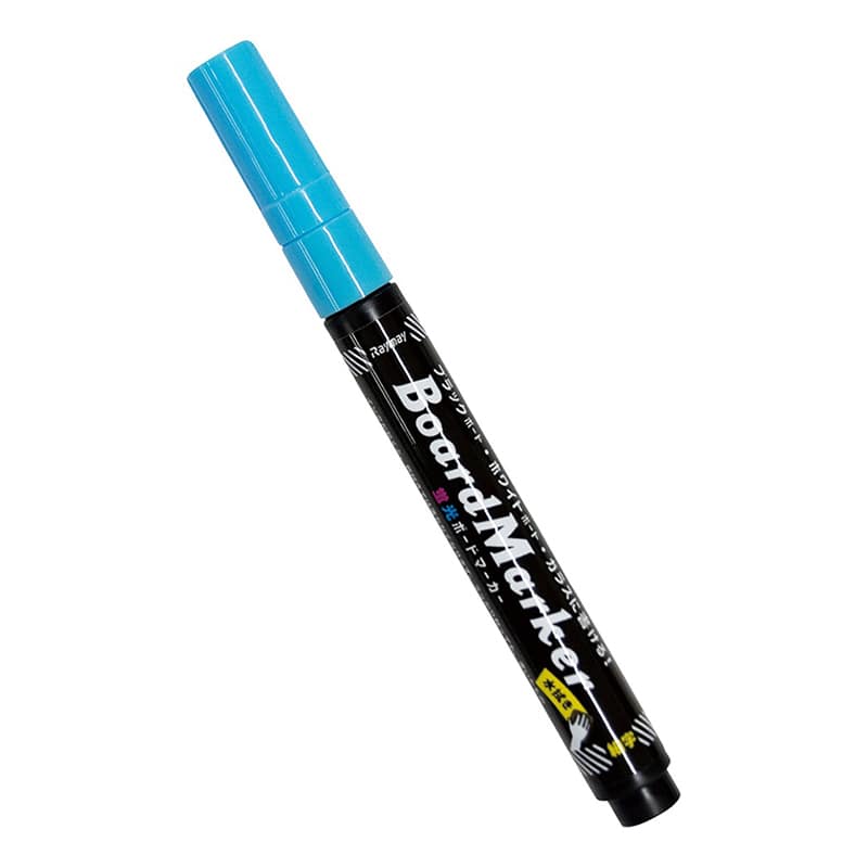 P・O・Pプロダクツ 蛍光ボードマーカー 細字 丸芯1mm 1791 ブルー 1本(ご注文単位1本)【直送品】