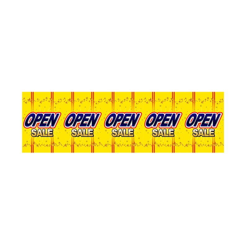 P・O・Pプロダクツ ロール幕 900mm丈　10200mm幅 3879　OPEN 1枚（ご注文単位1枚）【直送品】