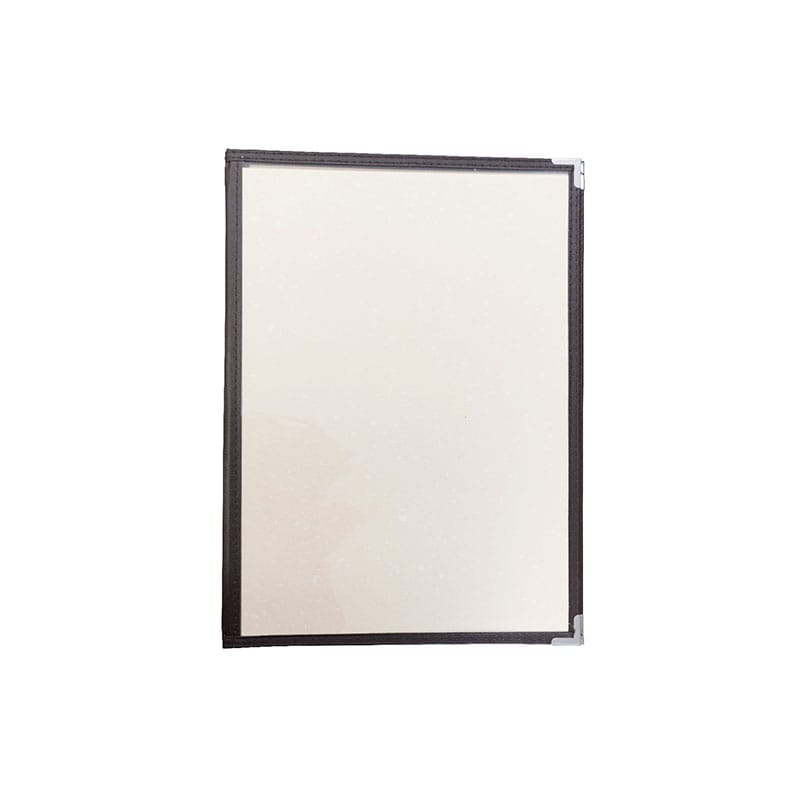 P・O・Pプロダクツ メニューブック A4 6P 8909 ABW-20 茶 1冊(ご注文単位1冊)【直送品】