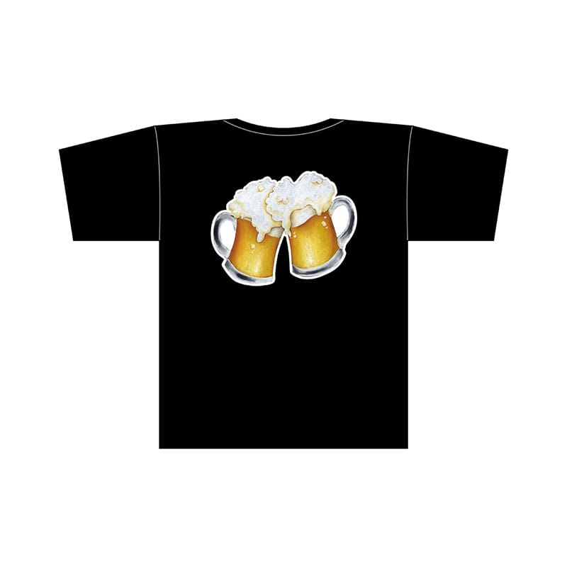 P・O・Pプロダクツ メッセージTシャツ　黒　フルカラー M 22756　ビール 1枚（ご注文単位1枚）【直送品】