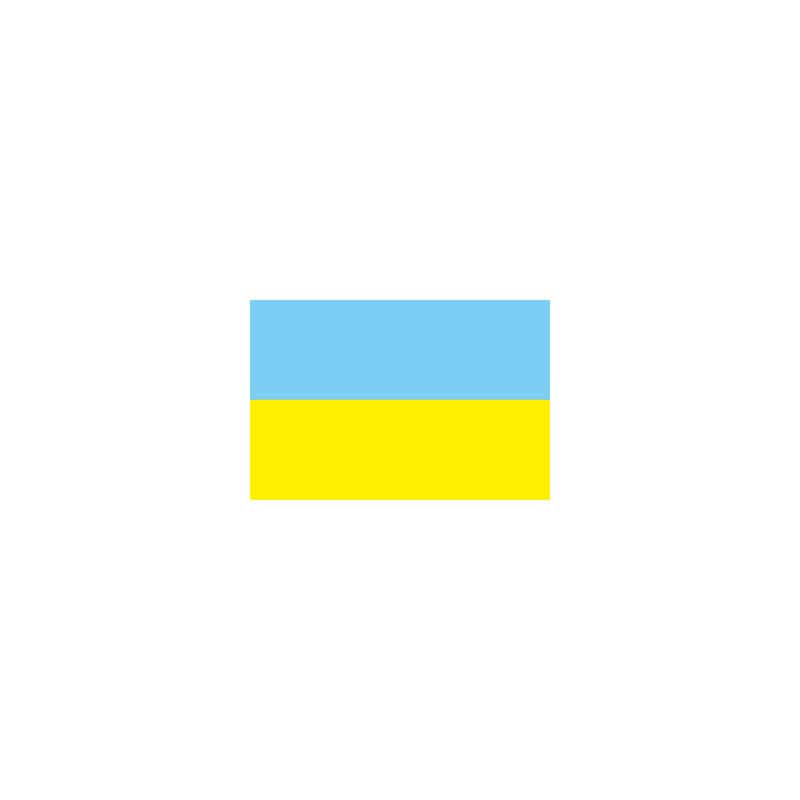 P・O・Pプロダクツ 世界の国旗 No.1 22891　ウクライナ 1枚（ご注文単位1枚）【直送品】