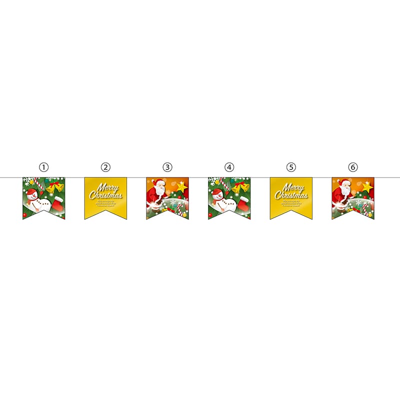 P・O・Pプロダクツ 連続旗 25847 MerryChristmas 1枚(ご注文単位1枚)【直送品】