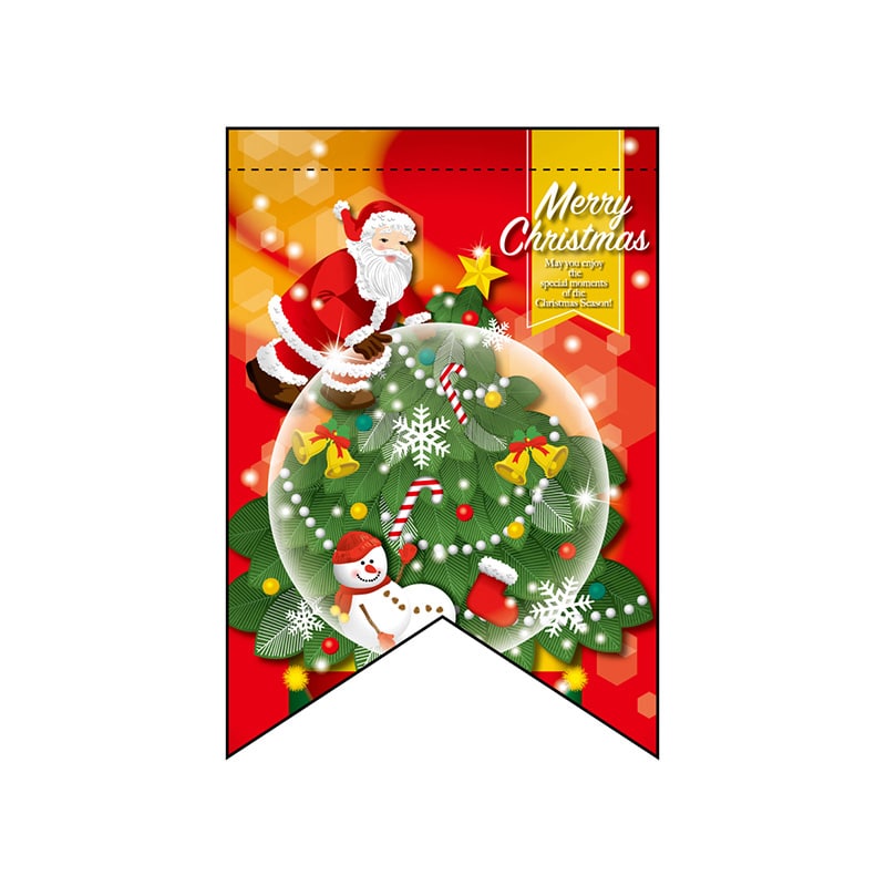 P・O・Pプロダクツ 変形タペストリー リボンカット 25848 MerryChristmas 1枚(ご注文単位1枚)【直送品】