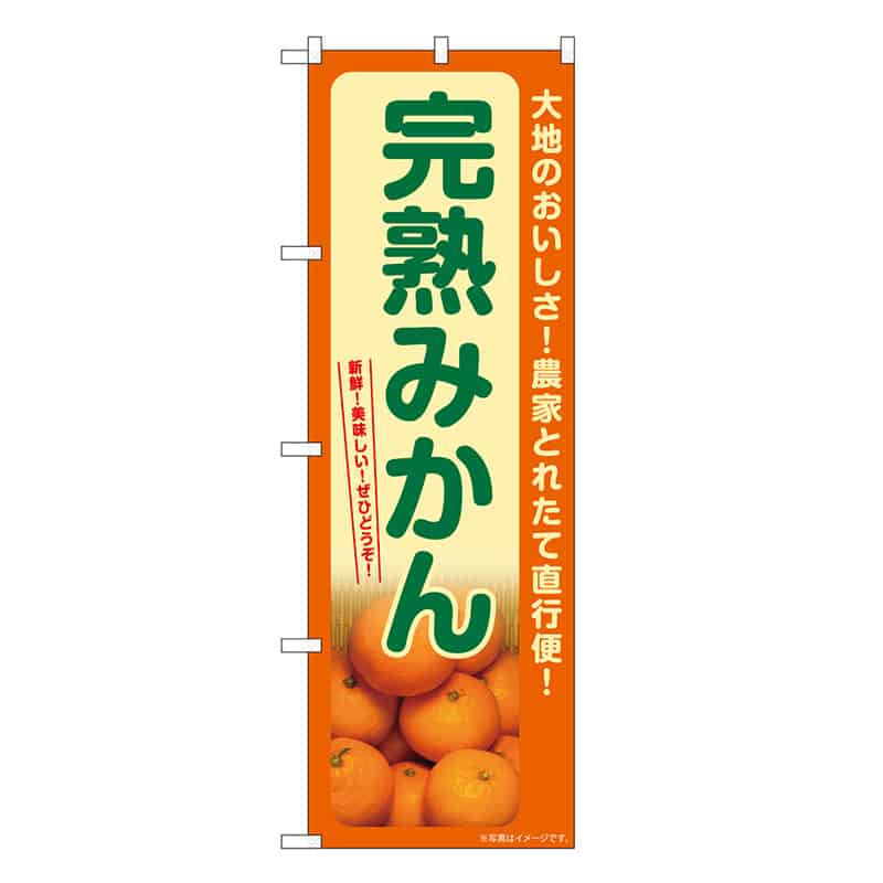 P・O・Pプロダクツ のぼり 完熟みかん SNB-7240 1枚（ご注文単位1枚）【直送品】