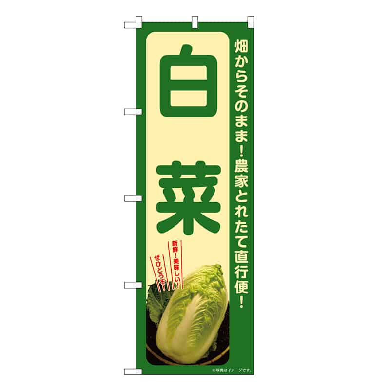 P・O・Pプロダクツ のぼり 白菜 SNBー7305 1枚（ご注文単位1枚）【直送品】