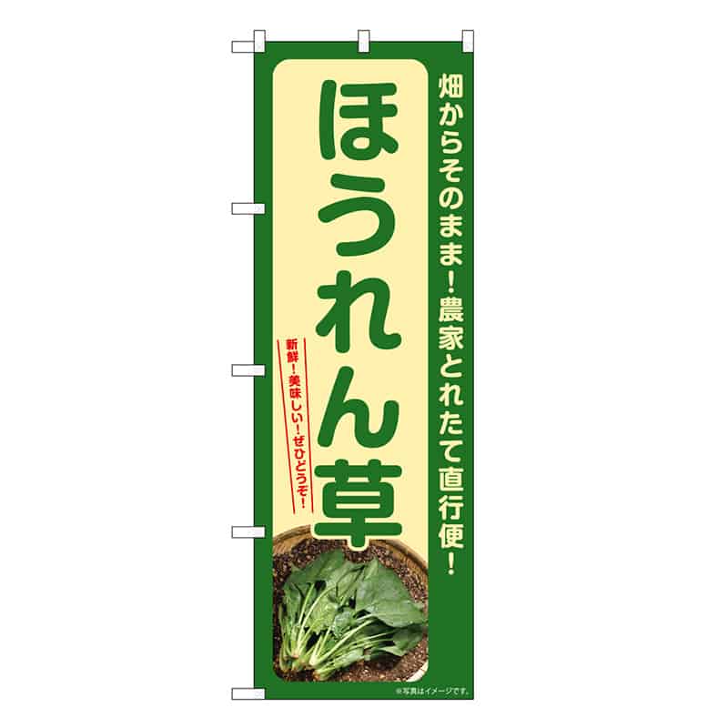 P・O・Pプロダクツ のぼり ほうれん草 SNBー7309 1枚（ご注文単位1枚）【直送品】