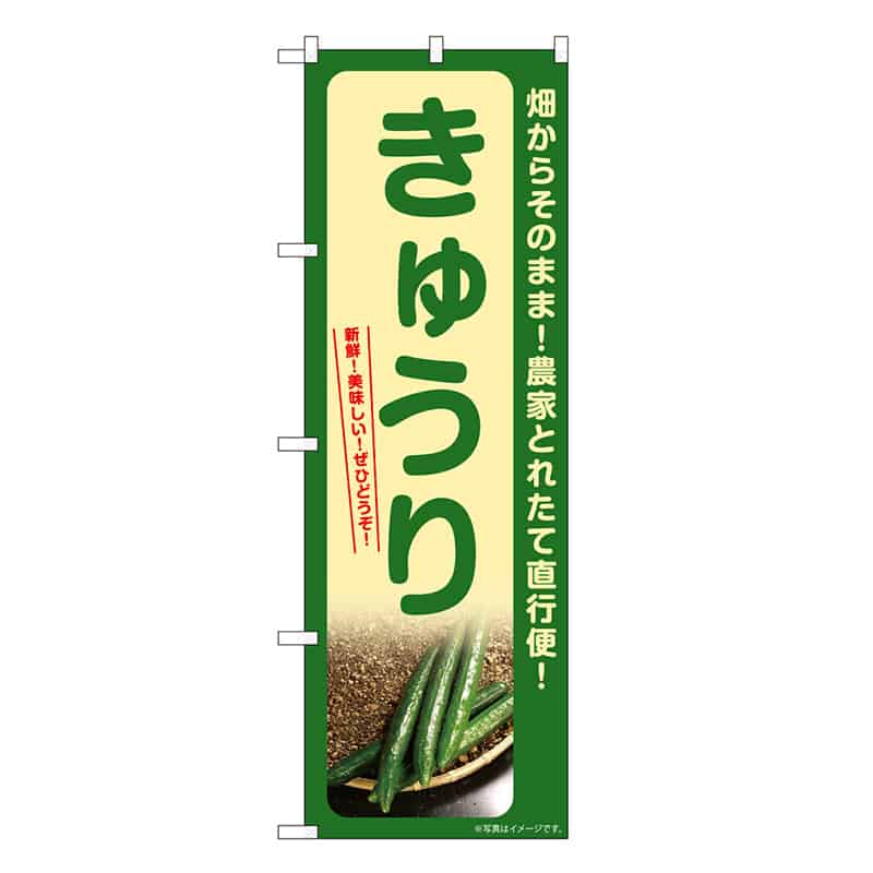 P・O・Pプロダクツ のぼり きゅうり SNBー7325 1枚（ご注文単位1枚）【直送品】