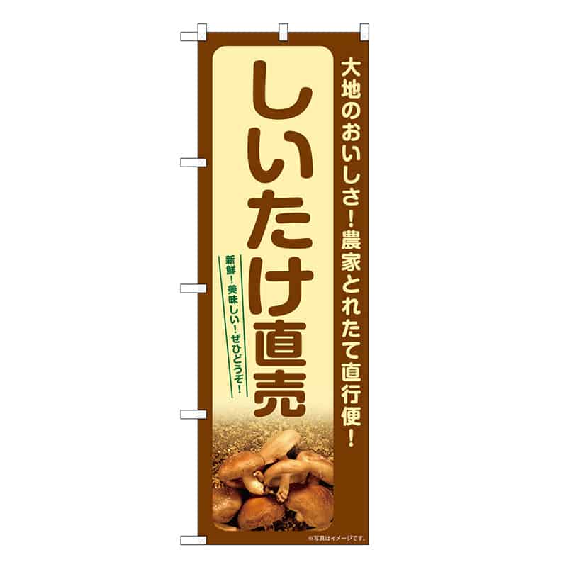 P・O・Pプロダクツ のぼり しいたけ直売 SNB-7336 1枚（ご注文単位1枚）【直送品】