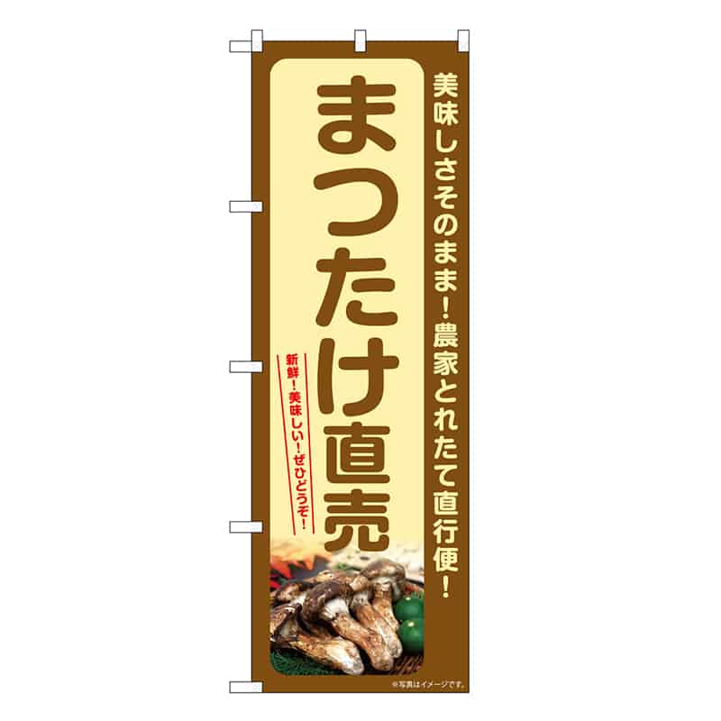 P・O・Pプロダクツ のぼり まつたけ直売 SNB-7341 1枚（ご注文単位1枚）【直送品】