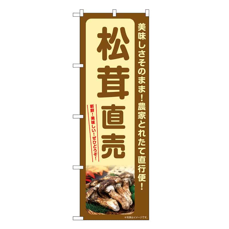 P・O・Pプロダクツ のぼり 松茸直売 SNB-7342 1枚（ご注文単位1枚）【直送品】