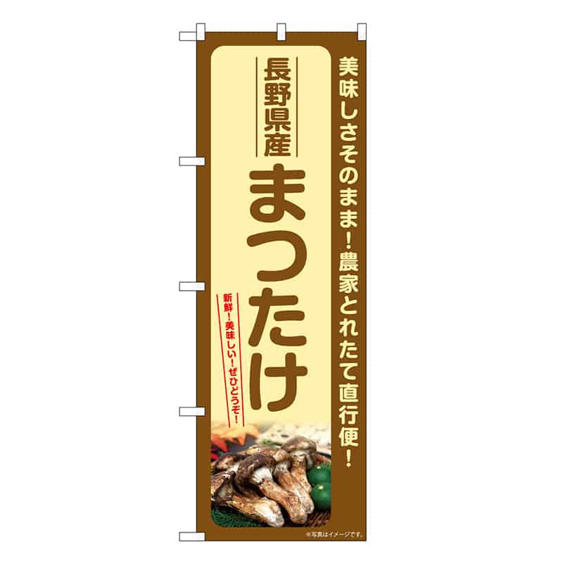 P・O・Pプロダクツ のぼり まつたけ 長野県産 SNB-7349 1枚（ご注文単位1枚）【直送品】