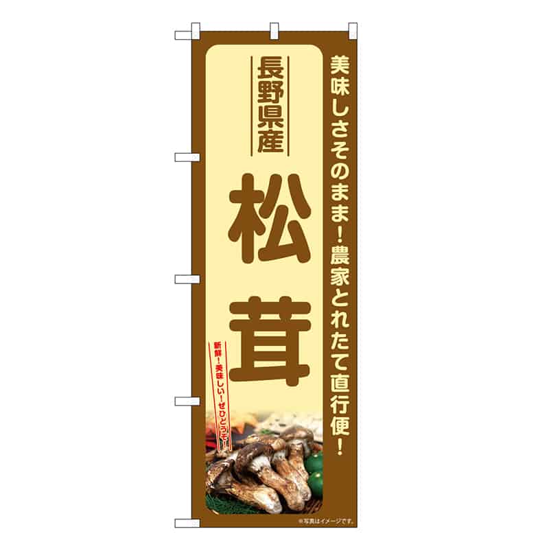 P・O・Pプロダクツ のぼり 松茸 長野県産 SNB-7350 1枚（ご注文単位1枚）【直送品】