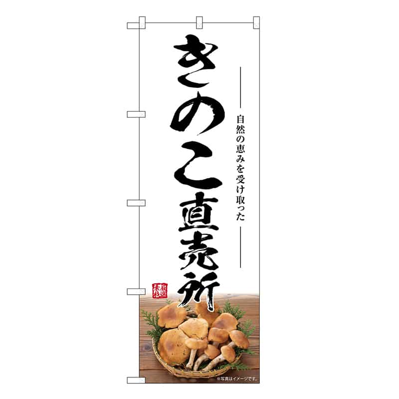 P・O・Pプロダクツ のぼり きのこ直売所 SNB-7483 1枚（ご注文単位1枚）【直送品】