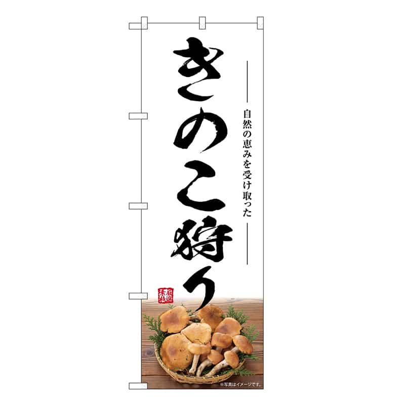 P・O・Pプロダクツ のぼり きのこ狩り SNB-7484 1枚（ご注文単位1枚）【直送品】