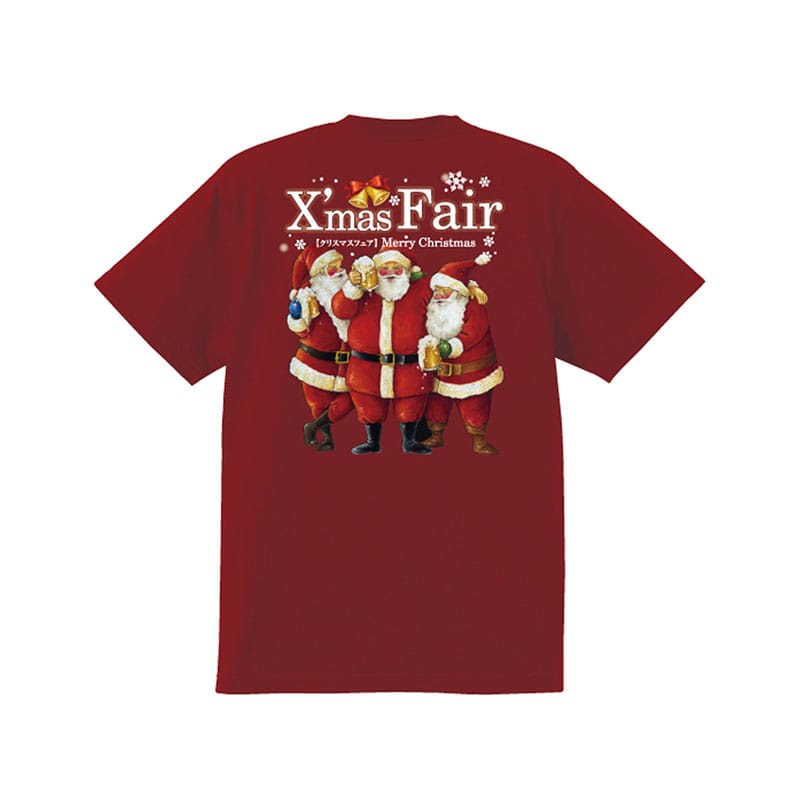 P・O・Pプロダクツ メッセージTシャツ　赤　フルカラー M 64717　XmasFair赤 1枚（ご注文単位1枚）【直送品】