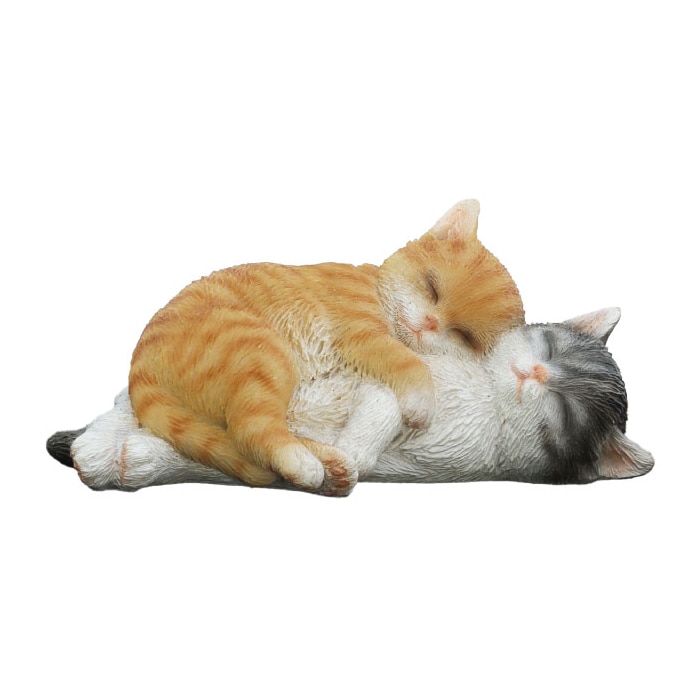 紅石 オブジェ べニーズキャットミニ おひるね 茶トラ白/サバ白 QB-018 1個(ご注文単位1個)【直送品】