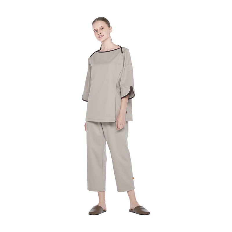 検診衣上衣 FK-1486 M ベージュ 1枚(ご注文単位1枚)【直送品】