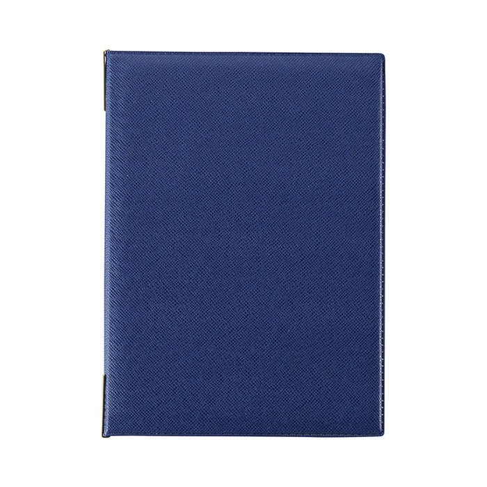 えいむ リザード・ソフトメニューブック 中 B5 ブルー BB-502 1冊(ご注文単位1冊)【直送品】