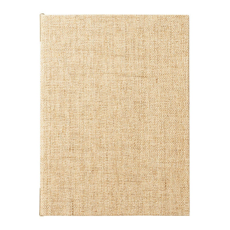 えいむ 麻タイプメニューブック ピンタイプ 大 A4 アイボリー PB-901 1冊(ご注文単位1冊)【直送品】