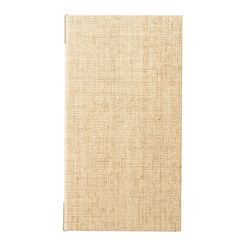 えいむ 麻タイプメニューブック ピンタイプ タテ大 アイボリー PB-904 1冊（ご注文単位1冊）【直送品】