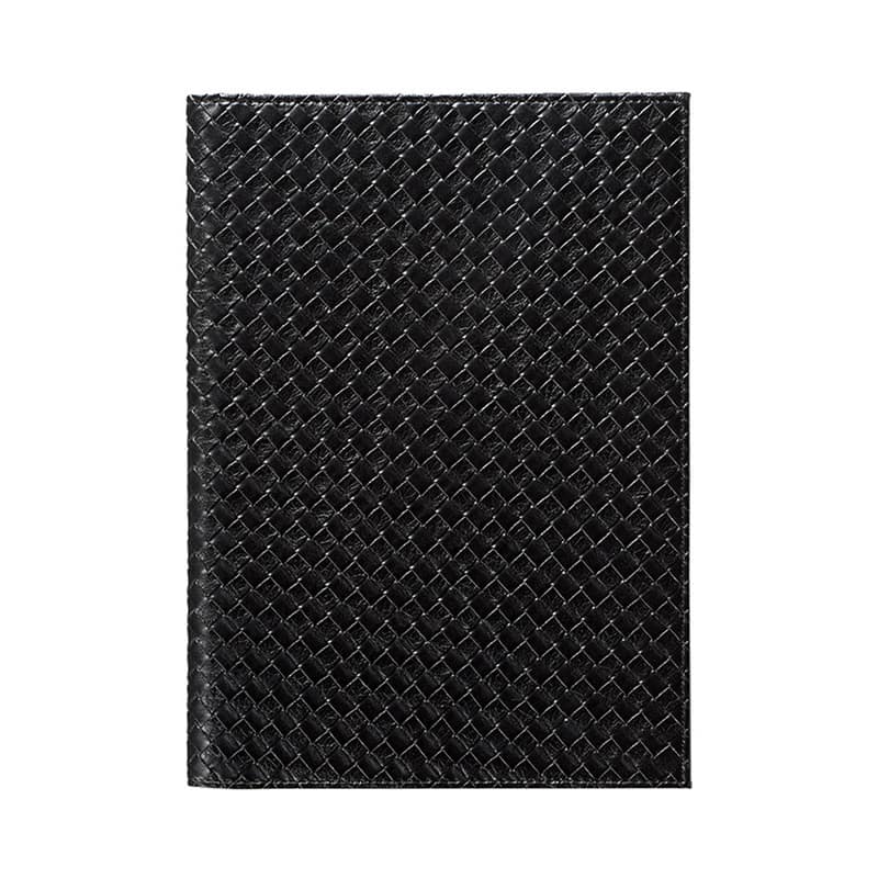 えいむ メッシュレザータッチメニューブック 中 B5 黒 CLB-492 1冊(ご注文単位1冊)【直送品】