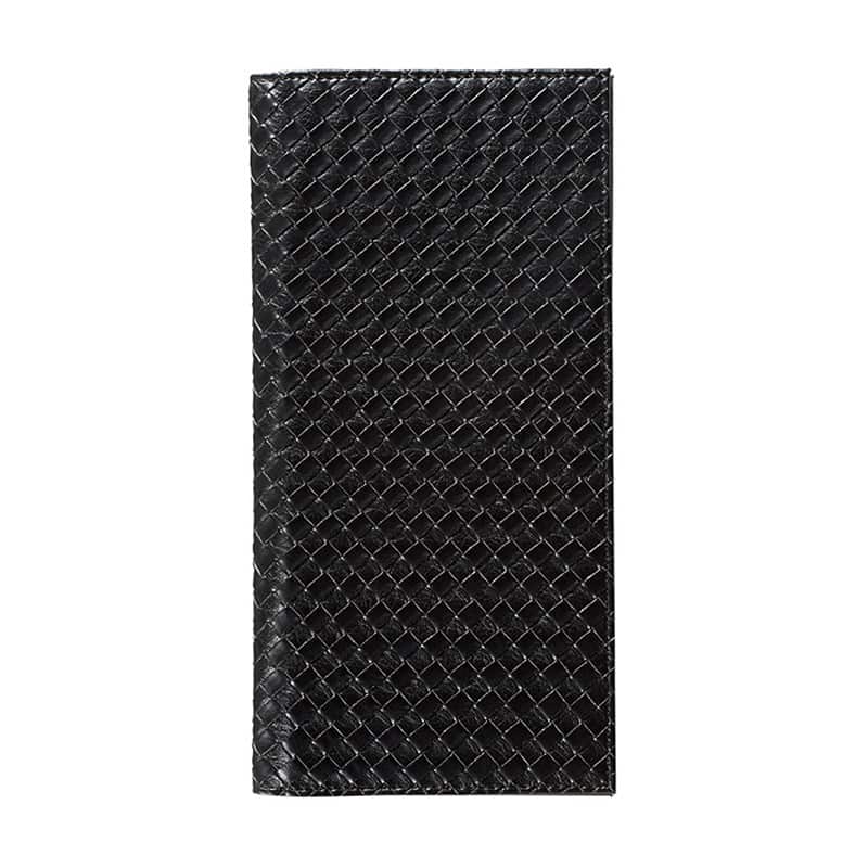 えいむ メッシュレザータッチメニューブック B5 2/3 黒 CLB-495 1冊(ご注文単位1冊)【直送品】
