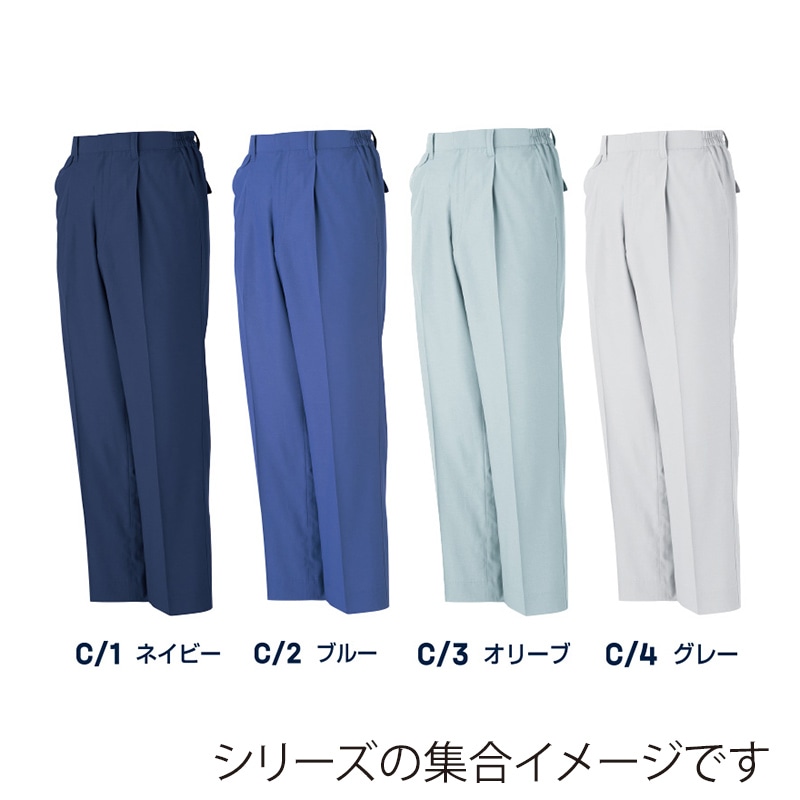 DAIRIKI スラックス オリーブ LL 07005 1枚(ご注文単位1枚)【直送品】