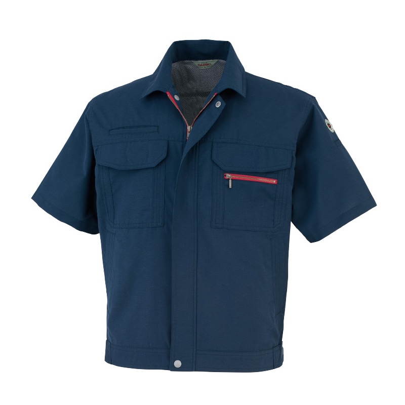 DAIRIKI　半袖ブルゾン ネイビー　M 22011 1枚（ご注文単位1枚）【直送品】
