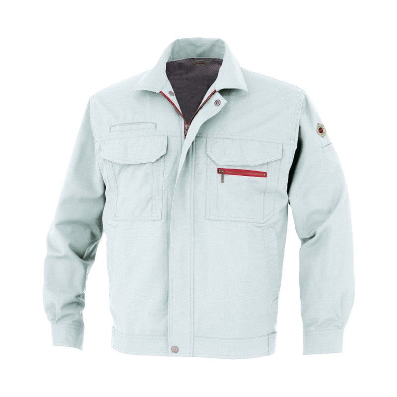 DAIRIKI 長袖ブルゾン グレー M 22012 1枚(ご注文単位1枚)【直送品】