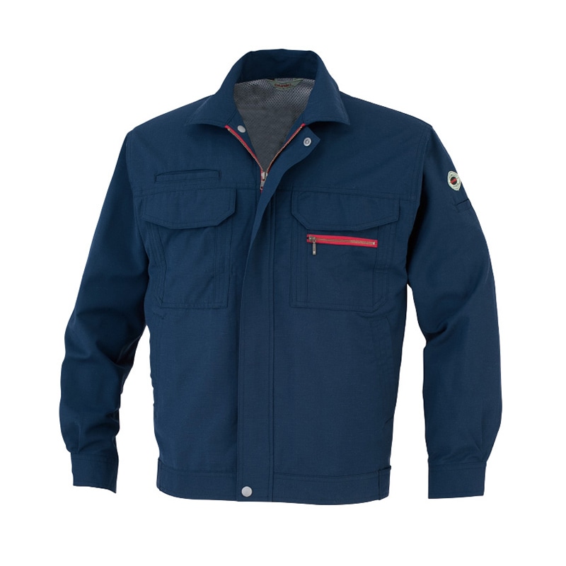 DAIRIKI 長袖ブルゾン ネイビー S 22012 1枚(ご注文単位1枚)【直送品】