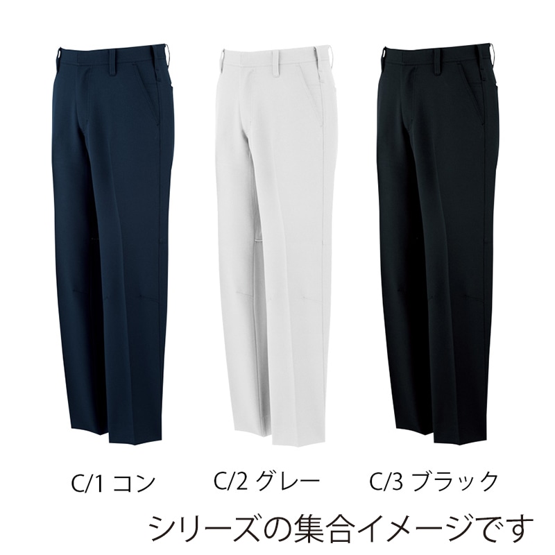 カンサイユニフォーム スラックス ブラック 105 90045 1枚(ご注文単位1枚)【直送品】