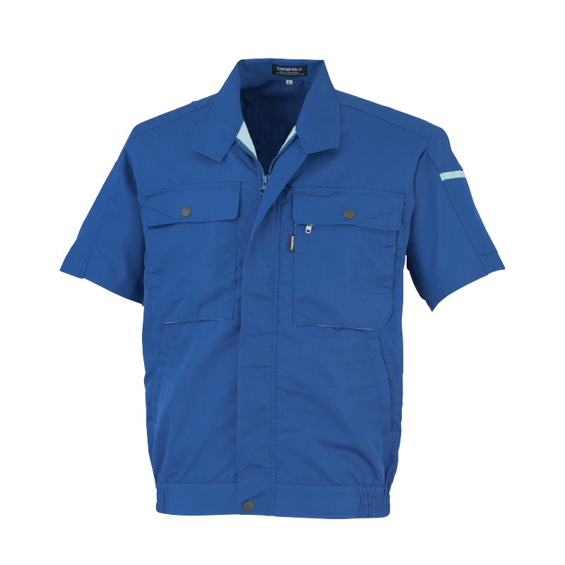 DAIRIKI　半袖ブルソン ブルー　M 17001 1枚（ご注文単位1枚）【直送品】