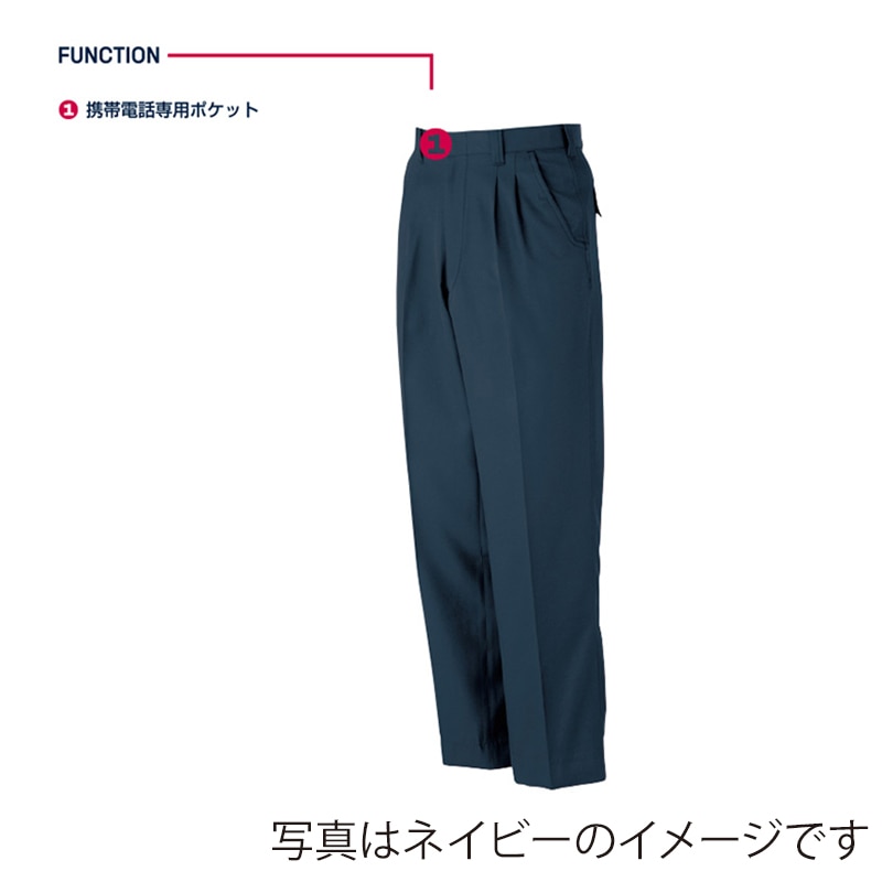 カンサイユニフォーム スラックス モスグリーン 101 80805 1枚(ご注文単位1枚)【直送品】