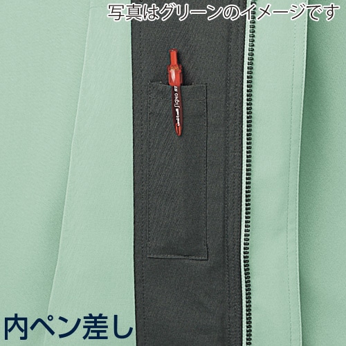 カンサイユニフォーム 半袖ブルゾン グレー SS 40401 1枚(ご注文単位1枚)【直送品】