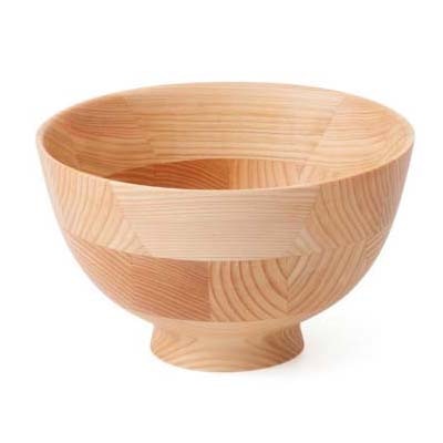 木製食器 ひきよせ 丼 ヒノキ 3段M 130108 1個(ご注文単位1個)【直送品】
