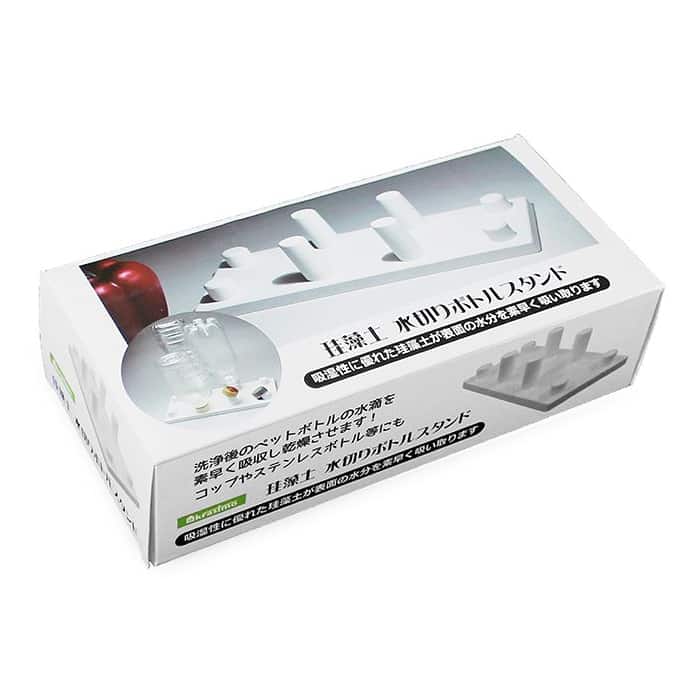 ジャパンプレミアム 珪藻土 水切りボトルスタンド B9173031 1個（ご注文単位4個）【直送品】