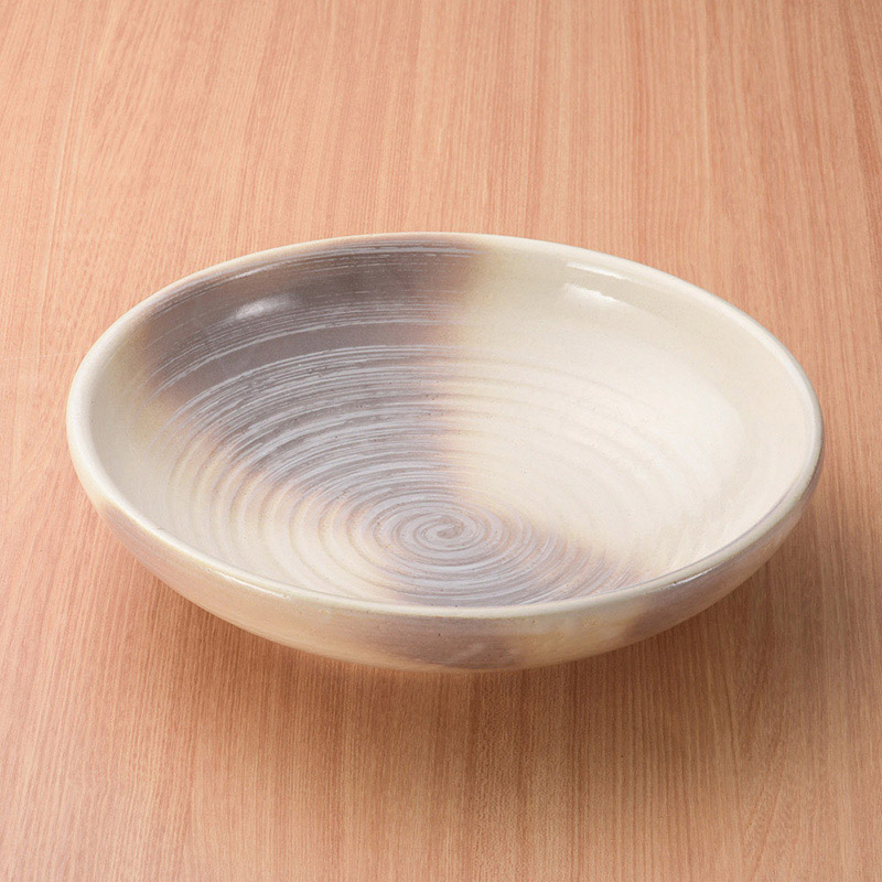 山万 01305-650 萩風めん鉢10号(萬古焼) 1個(ご注文単位1個)【直送品】