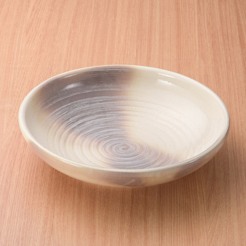 山万 01306-650 萩風めん鉢8号(萬古焼) 1個(ご注文単位1個)【直送品】