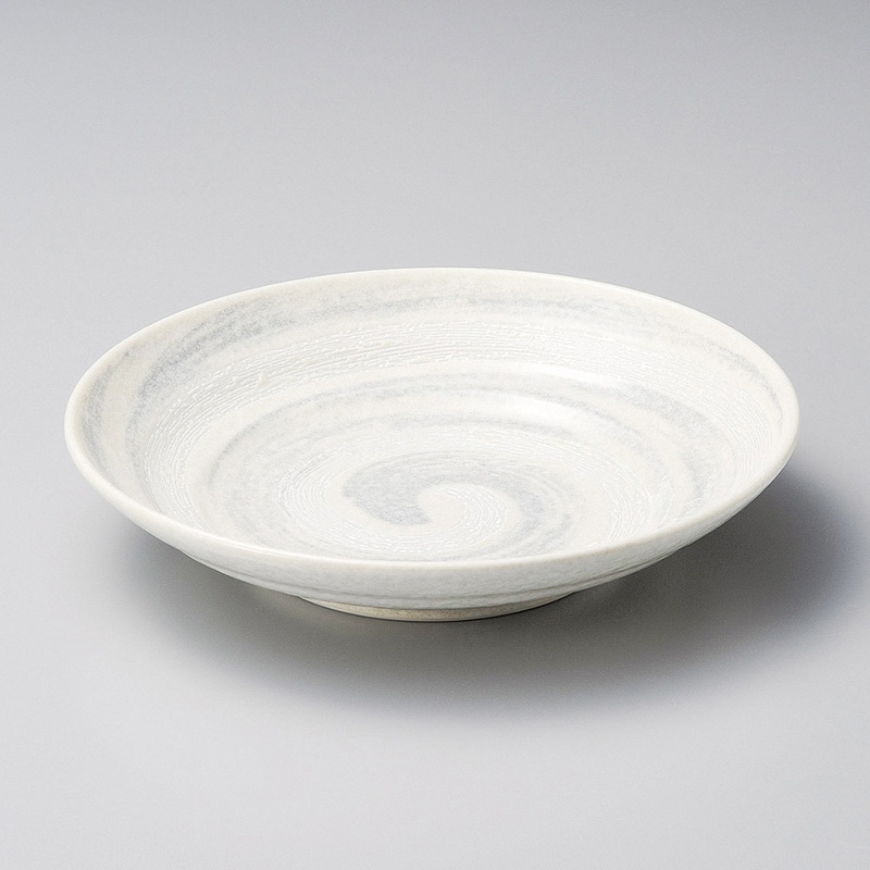 山万 01710-170 早瀬白雪9.5ミツワ盛皿  1個（ご注文単位1個）【直送品】