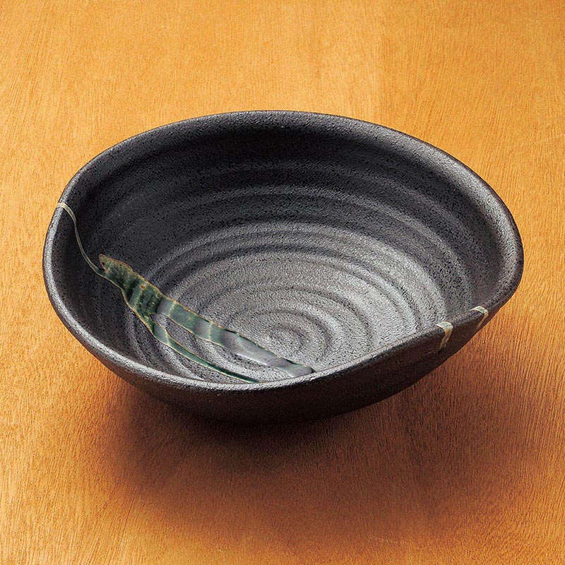 山万 01904-140 南蛮織部流9.0鉢  1個（ご注文単位1個）【直送品】