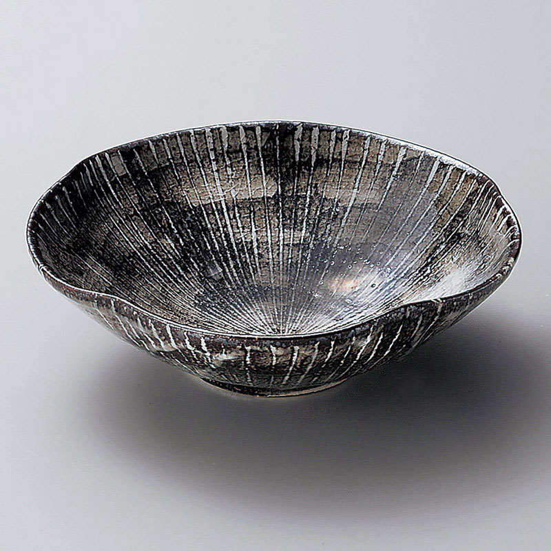 山万 02408-510 鼠志野十草盛鉢  1個（ご注文単位1個）【直送品】