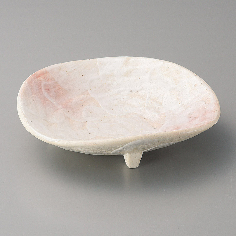 山万 02623-030 桜志野多用三足鉢  1個（ご注文単位1個）【直送品】