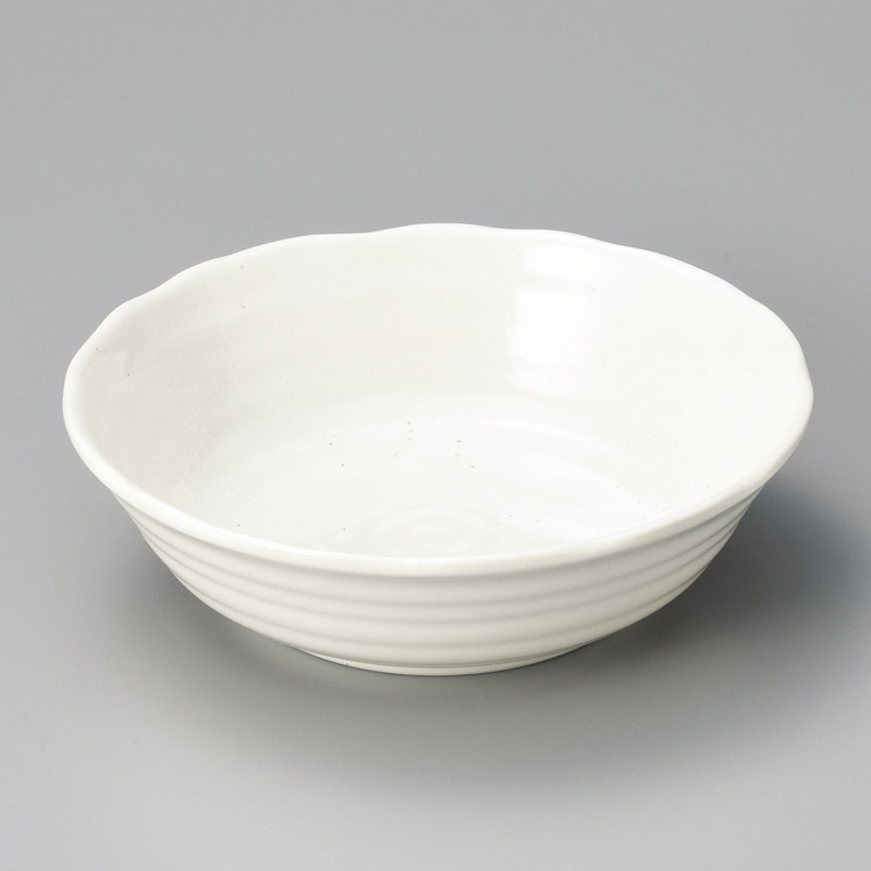 山万 02726-180 粉引釉7.0鉢  1個（ご注文単位1個）【直送品】