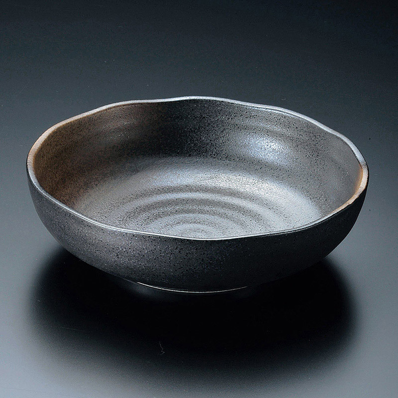 山万 02911-470 黒備前金茶吹6.5ボール  1個（ご注文単位1個）【直送品】