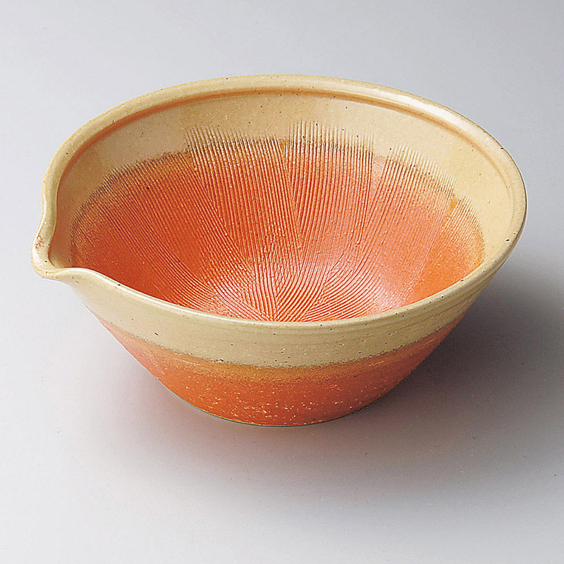 山万 04007-170 伊賀片口クシメ付7.0鉢 1個(ご注文単位1個)【直送品】