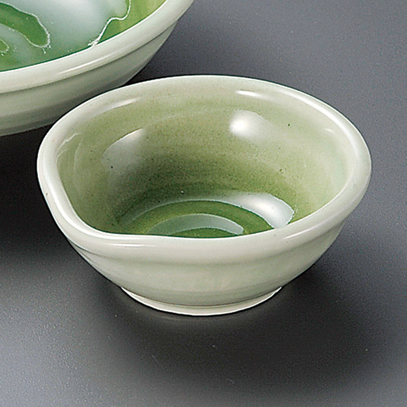 山万 05130-580 緑青磁片口豆鉢  1個（ご注文単位1個）【直送品】