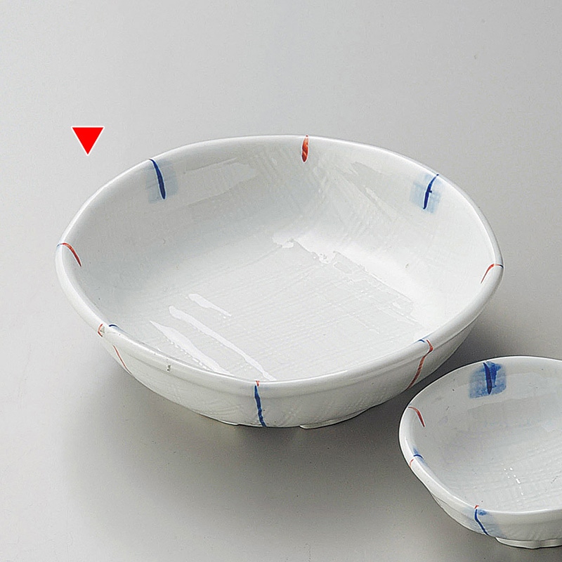 山万 05221-550 二色十草刺身鉢  1個（ご注文単位1個）【直送品】