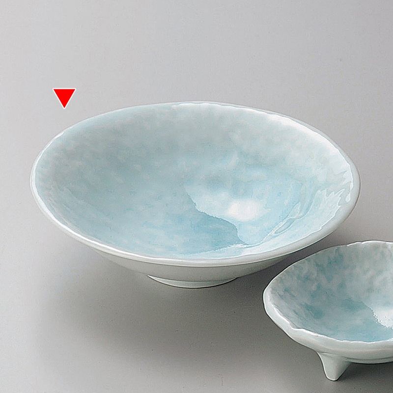 山万 05237-020 青白磁岩清水刺身鉢  1個（ご注文単位1個）【直送品】