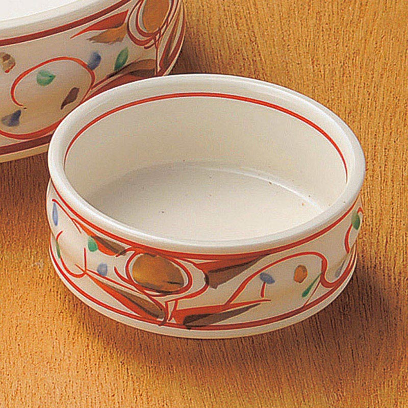 山万 05310-580 赤絵華紋千代久  1個（ご注文単位1個）【直送品】